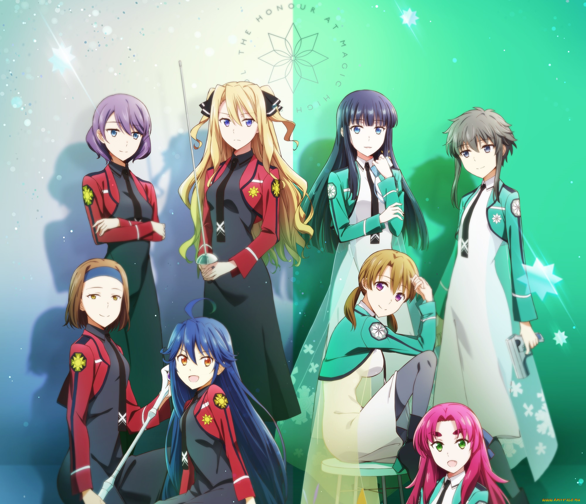 , mahouka koukou no rettousei, the, honor, student, at, magic, high, school